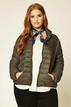 Forever21 Plus Women's  Plus Size Puffer Jacket