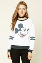 Forever21 Women's  Mickey Mouse Pj Sweatshirt