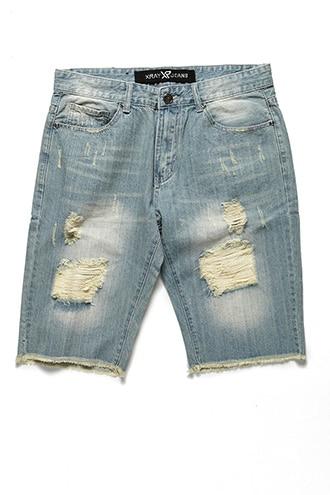 Forever21 X-ray Distressed Denim Shorts