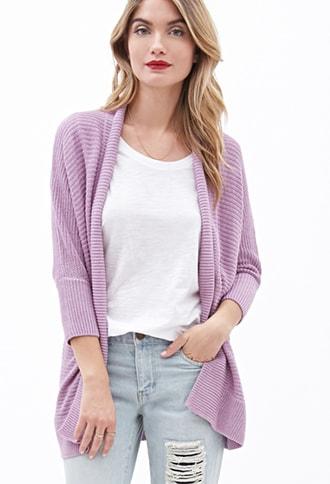 Forever21 Longline Batwing Cardigan