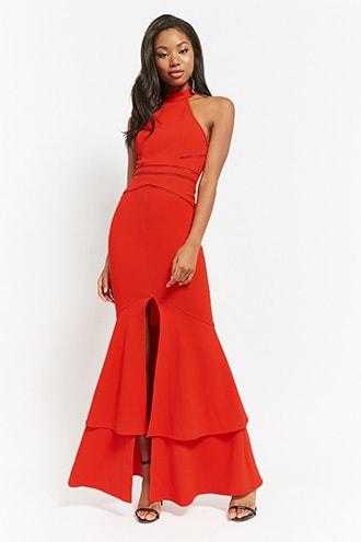 Forever21 Mock Neck Mermaid Gown