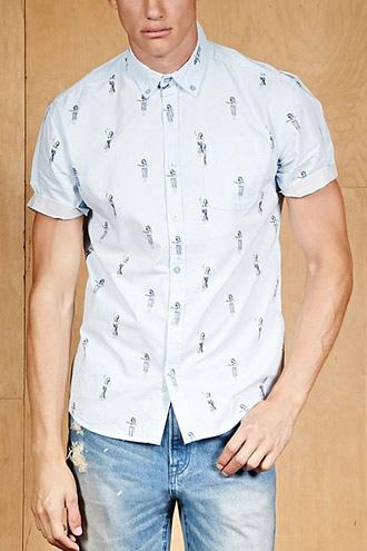 Forever21 Alpha Beta Hula Dancer Shirt