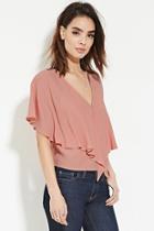 Love21 Women's  Contemporary Flounce Blouse