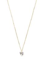 Forever21 Faceted Heart Charm Necklace