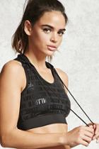 Forever21 Active Graphic Cropped Hoodie
