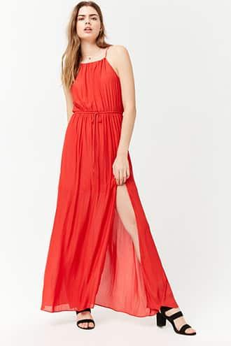Forever21 Drawstring Maxi Dress