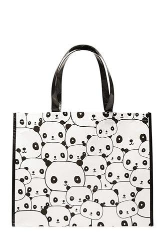 Forever21 Panda Print Eco Tote