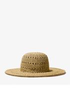Forever21 Open Weave Floppy Hat