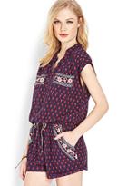 Forever21 On The Range Spotted Romper