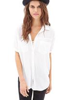 Forever21 Oversized Button-down Shirt