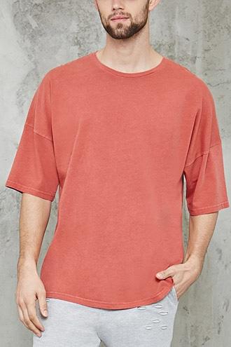 Forever21 Faded High-low Tee