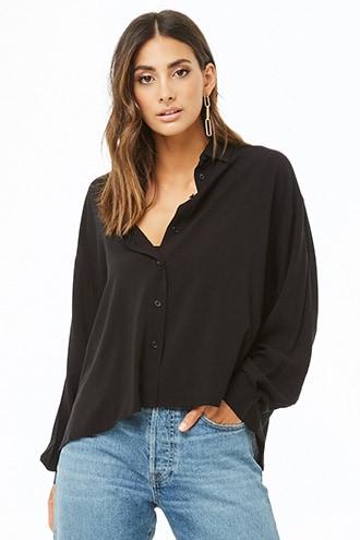 Forever21 Drop-shoulder Shirt
