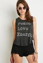 Forever21 Peace Love Energy Tank