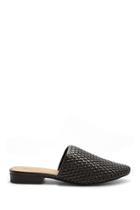 Forever21 Pointed Toe Basketweave Flats