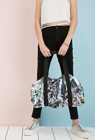 Forever21 Clashist Foil Duffle