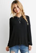 Forever21 Dropped-sleeve Drapey Hoodie