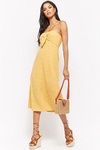 Forever21 Knotted Tube Dress