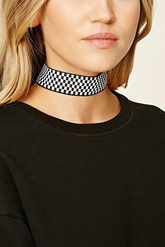 Forever21 Checkered Choker
