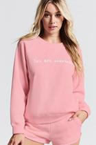 Forever21 You Are Somebody Pj Pullover