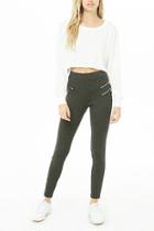 Forever21 Faux Zip Pants