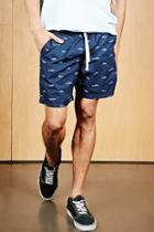 Forever21 Artistry In Motion Shark Print Shorts