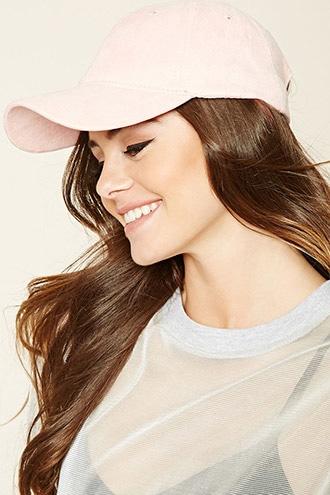 Forever21 Faux Suede Baseball Cap