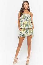 Forever21 I The Wild Tropical Self-tie Shorts