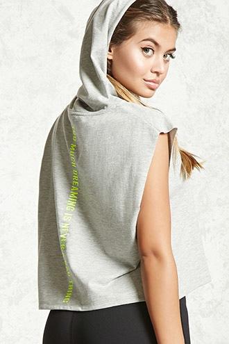 Forever21 French Terry Graphic Hoodie