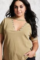 Forever21 Plus Size Cutout Tee