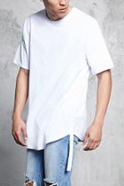 Forever21 Utility Strap Hem Tee
