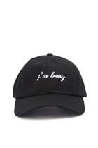 Forever21 Men Im Busy Graphic Dad Cap