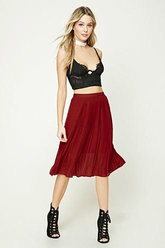 Forever21 Accordion Pleated Skirt