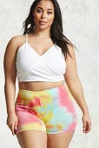 Forever21 Plus Size Tie-dye Shorts