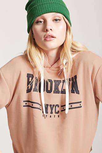 Forever21 Fleece Brooklyn Hoodie
