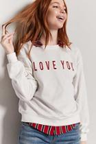 Forever21 Love You Graphic Sweatshirt