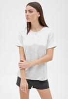 Forever21 Metallic Foil-flecked Tee