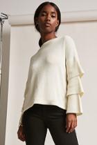 Forever21 Tiered Ribbed Knit Sweater