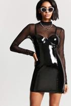 Forever21 Faux Patent Leather Dress
