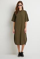 Forever21 High-slit Shirt Dress