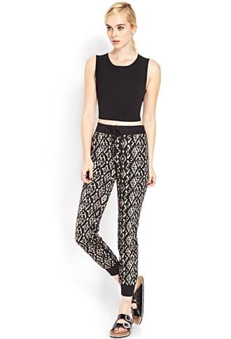 Forever21 Tribal Patterned Sweatpants