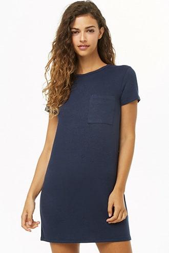 Forever21 Marled Mini T-shirt Dress