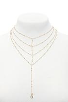 Forever21 Rhinestone Layer Necklace
