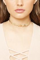 Forever21 Floral Cutout Choker