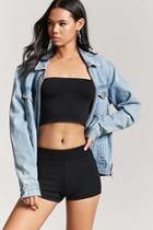 Forever21 High-rise Ribbed Knit Shorts