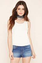 Forever21 Women's  Twisted Ribbed Knit Tank