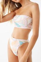 Forever21 Abstract Print Bikini Set