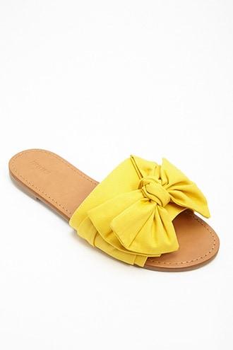 Forever21 Bow Slide Sandals
