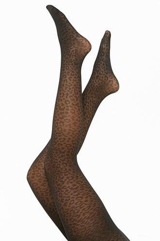 Forever21 Leopard Print Tights