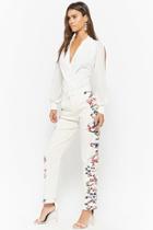 Forever21 Floral High-rise Pants