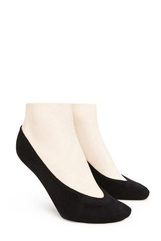 Forever21 Women's  Black No Show Socks Set